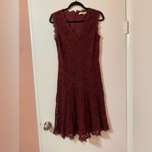 Tory Burch mini red dress, elegant